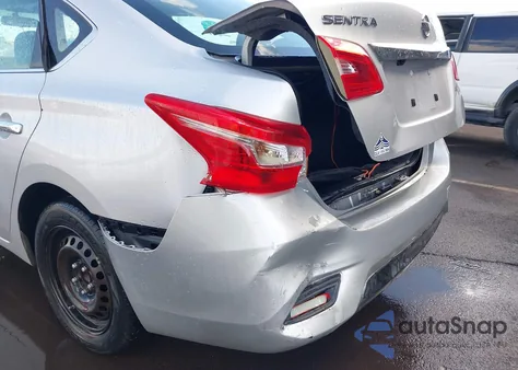 2016 Nissan Sentra S из США, поврежденный, VIN 3N1AB7AP8GL650441